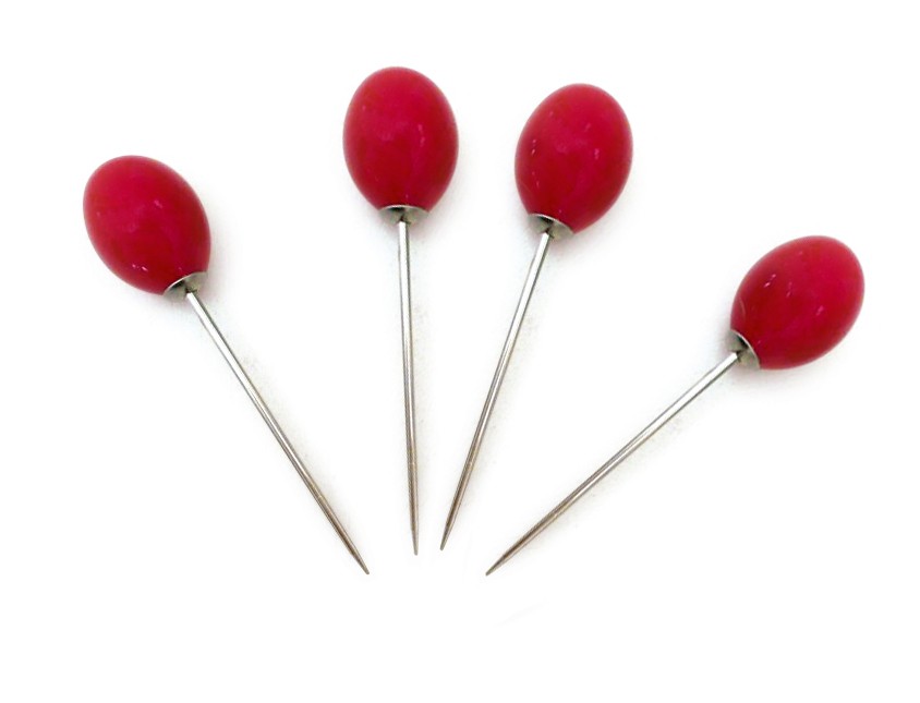 Pieker 'Becco', rot, T 8,5 cm, B 2 cm, H 2 cm zu 1,00