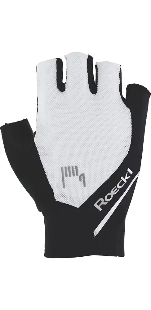 Roeckl Ivory 2 Zomer Fietshandschoenen Wit/Zwart