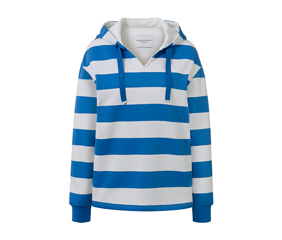 Gestreifter Hoodie