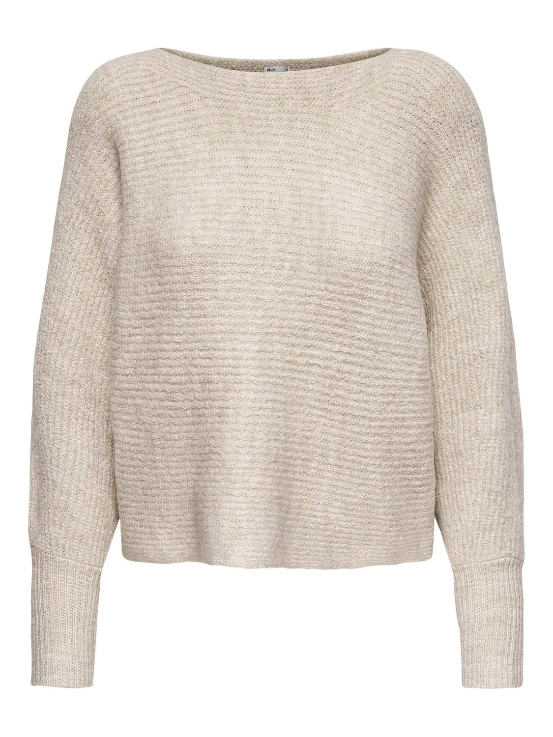 ONLDANIELLA Strickpullover Ecru