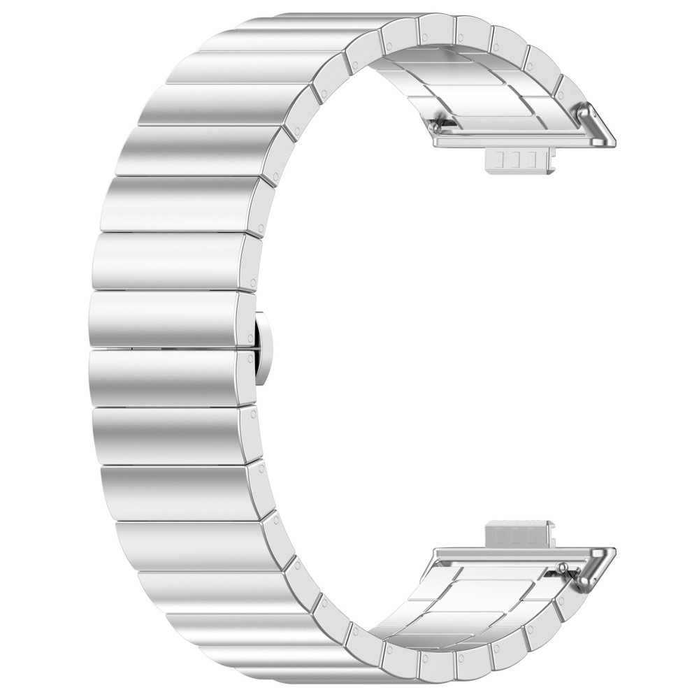 Huawei Watch Fit 3 Edelstahl Armband mit Faltschliesse (Gelenkumfang: 130-210mm) - Silber