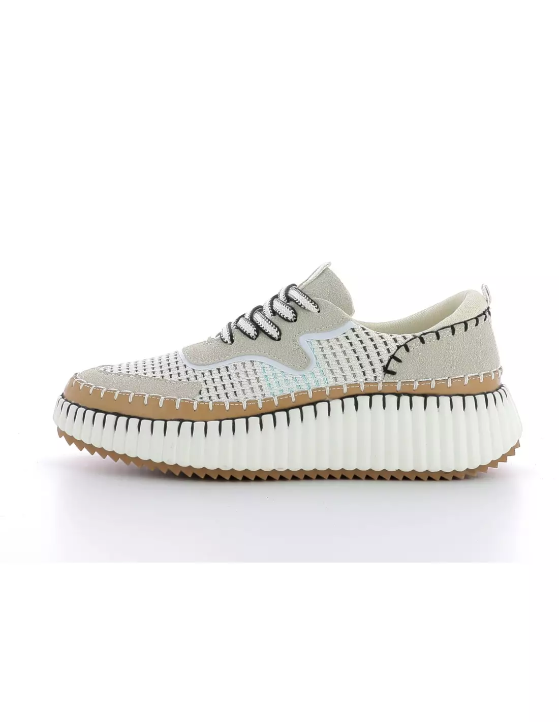 CLAUDIA GHIZZANI 2BR0040101 - Baskets BEIGE-ECRU-TXTCOMBI