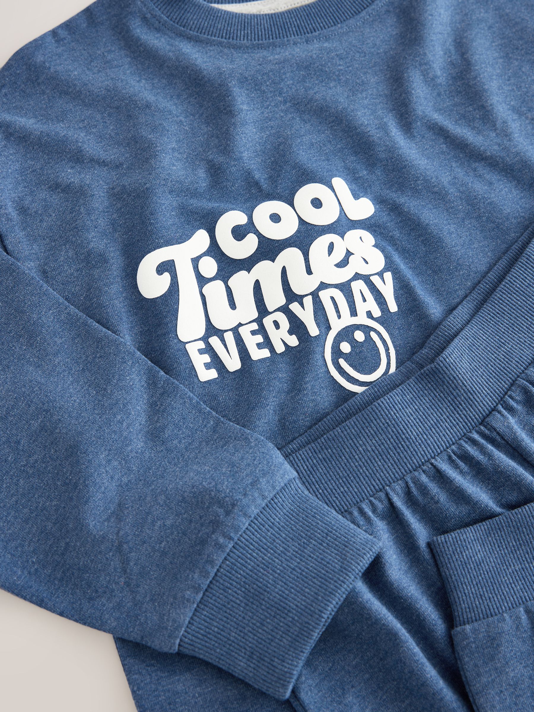 Navy Cool Times - Snuggle Fit Single Pyjamas (1.5-9yrs)
