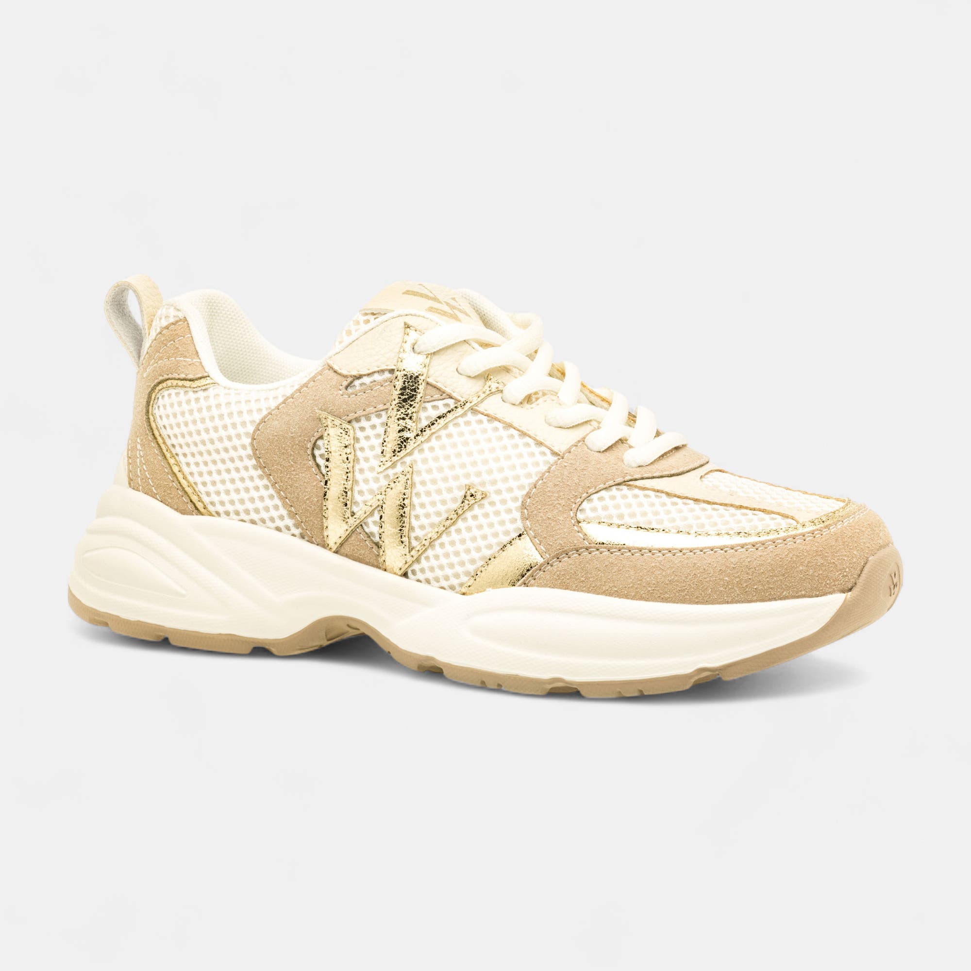 Baskets basses Femme beige