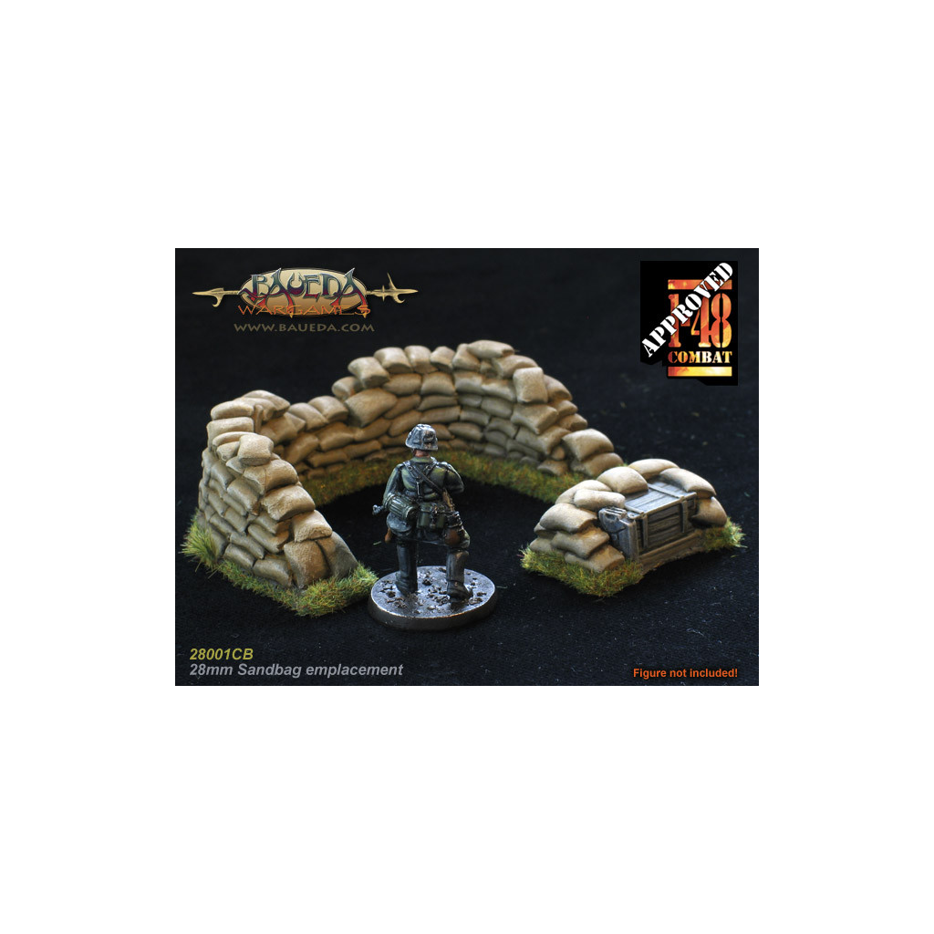 28mm Sandbag MG emplacement