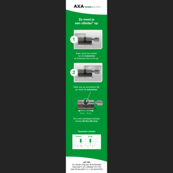 AXA profielcilinder 30-30mm