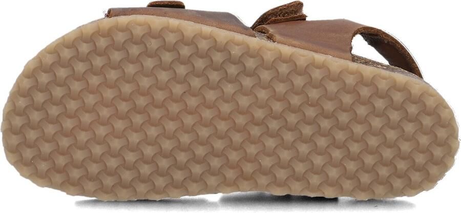 Develab leren sandalen cognac Bruin Jongens Leer Effen 26