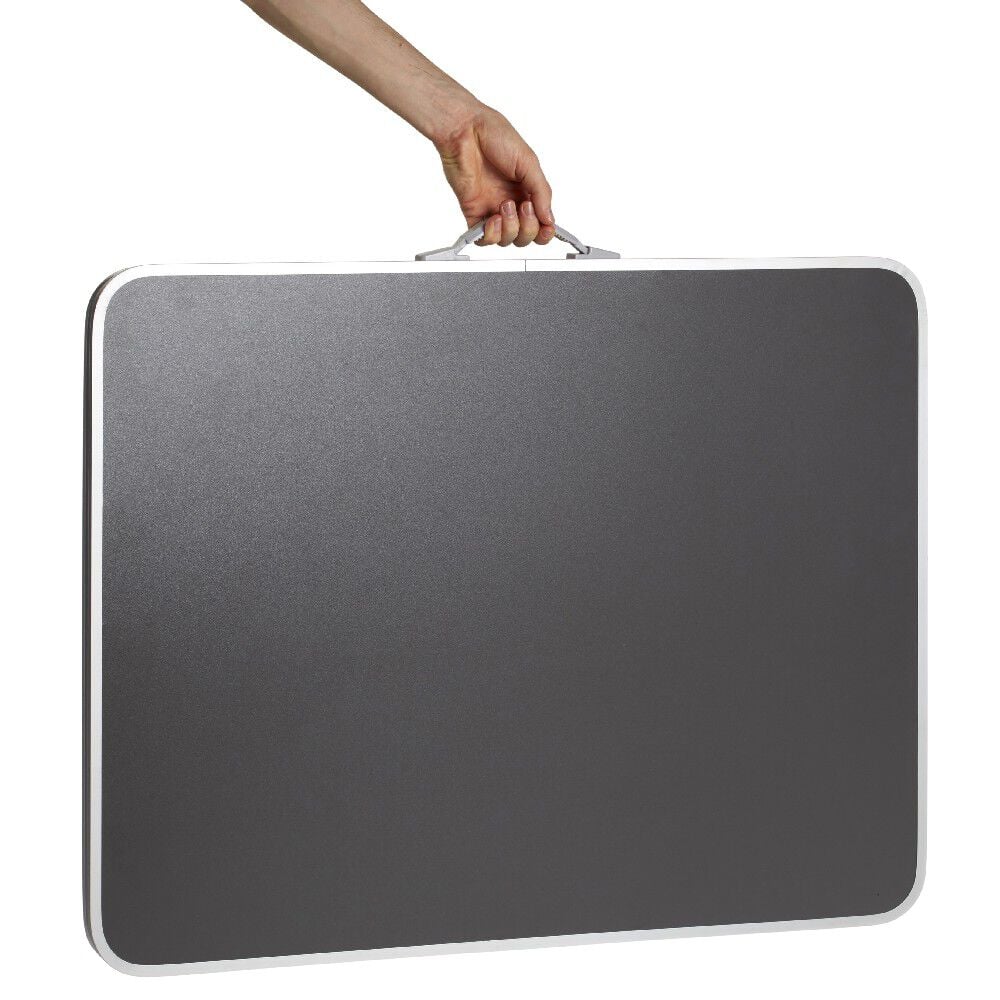 Table de camping pliante grise