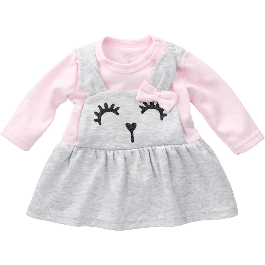 Baby Sweets Kleid Lieblingsstücke grau rosa