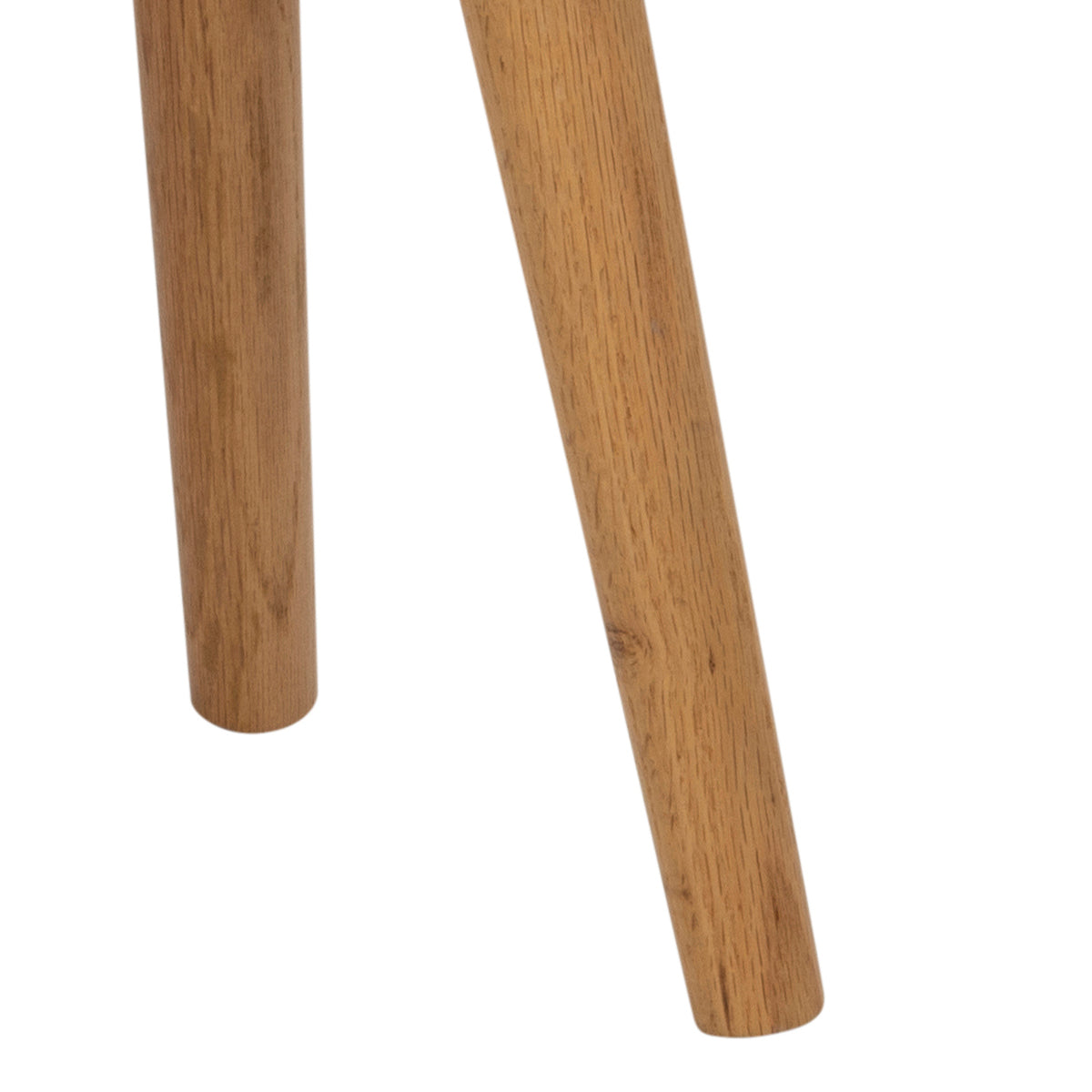 Elmira Nachtkastje - 40 x 30 cm - Wit Met Eiken Poten