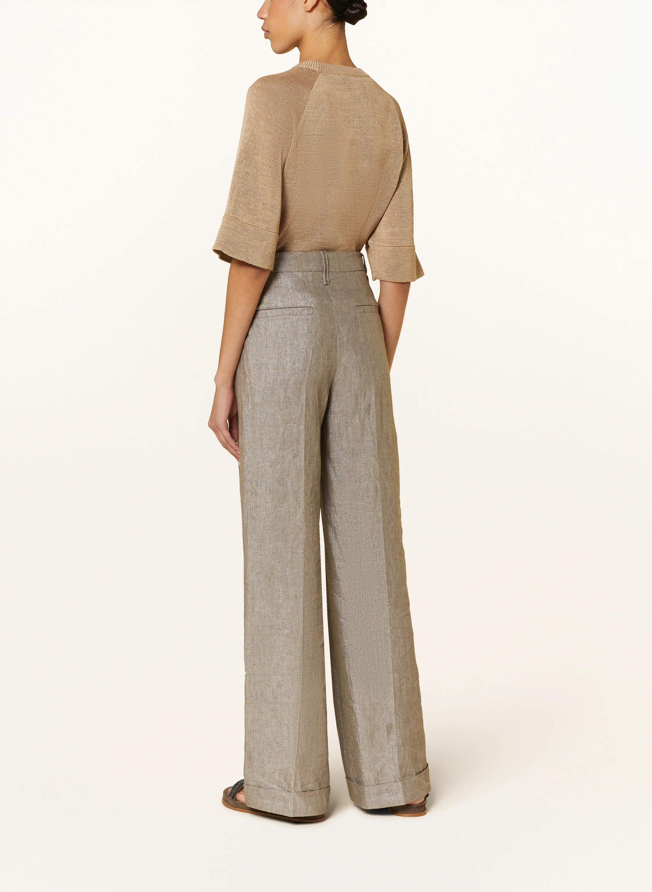 BRUNELLO CUCINELLI Cropped-Strickshirt