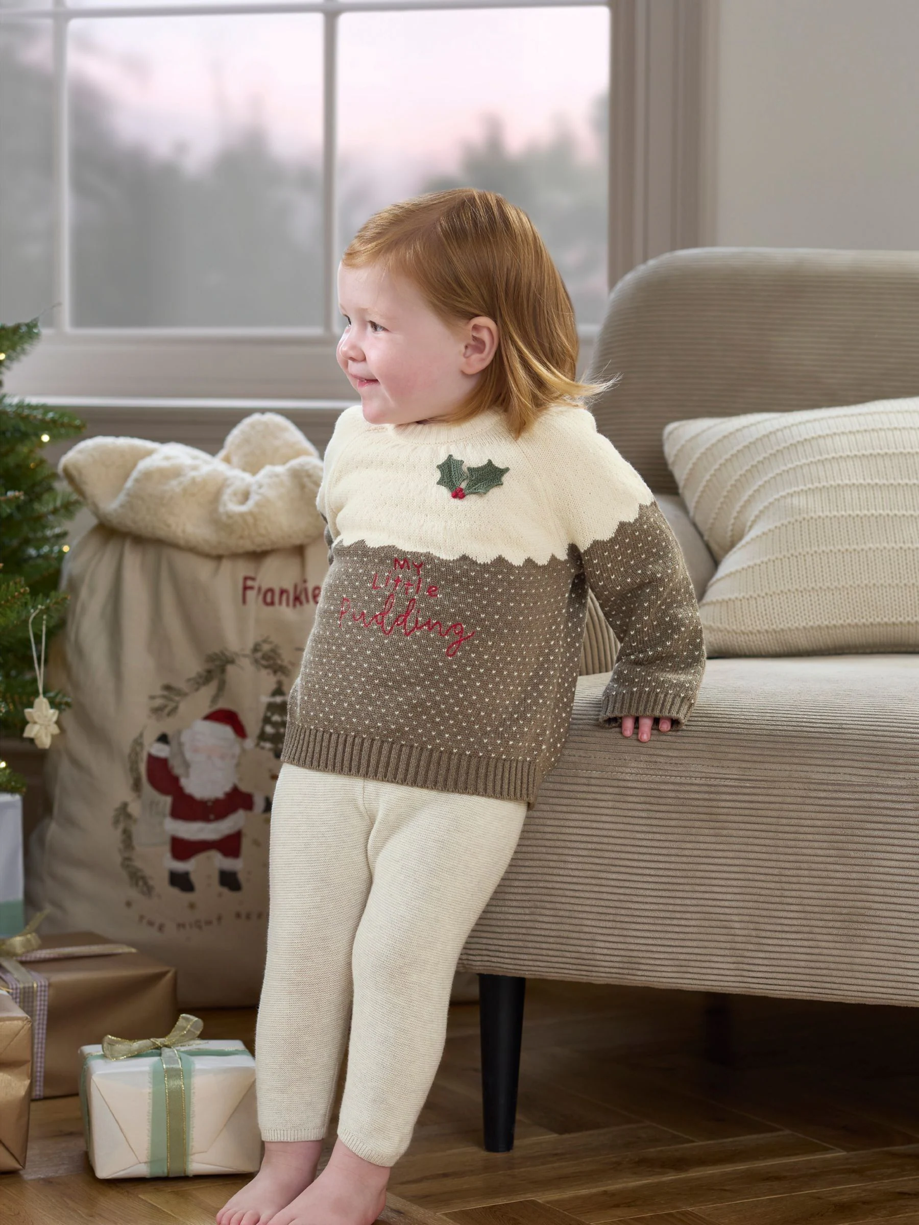 Mamas & Papas My Little Pudding kersttrui