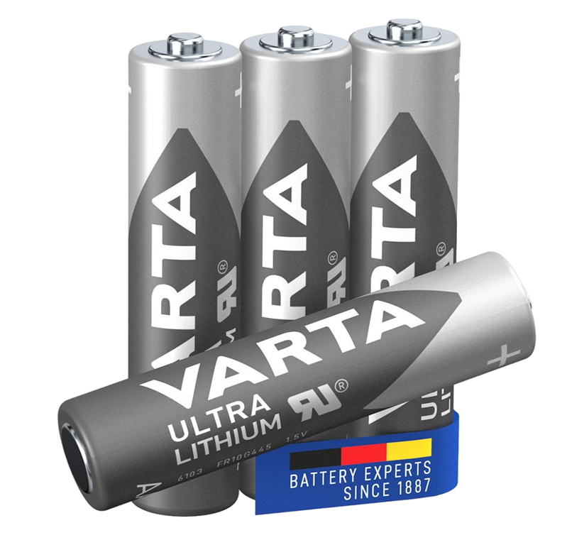 Ultra Lithium AA 4-pack Batterijen