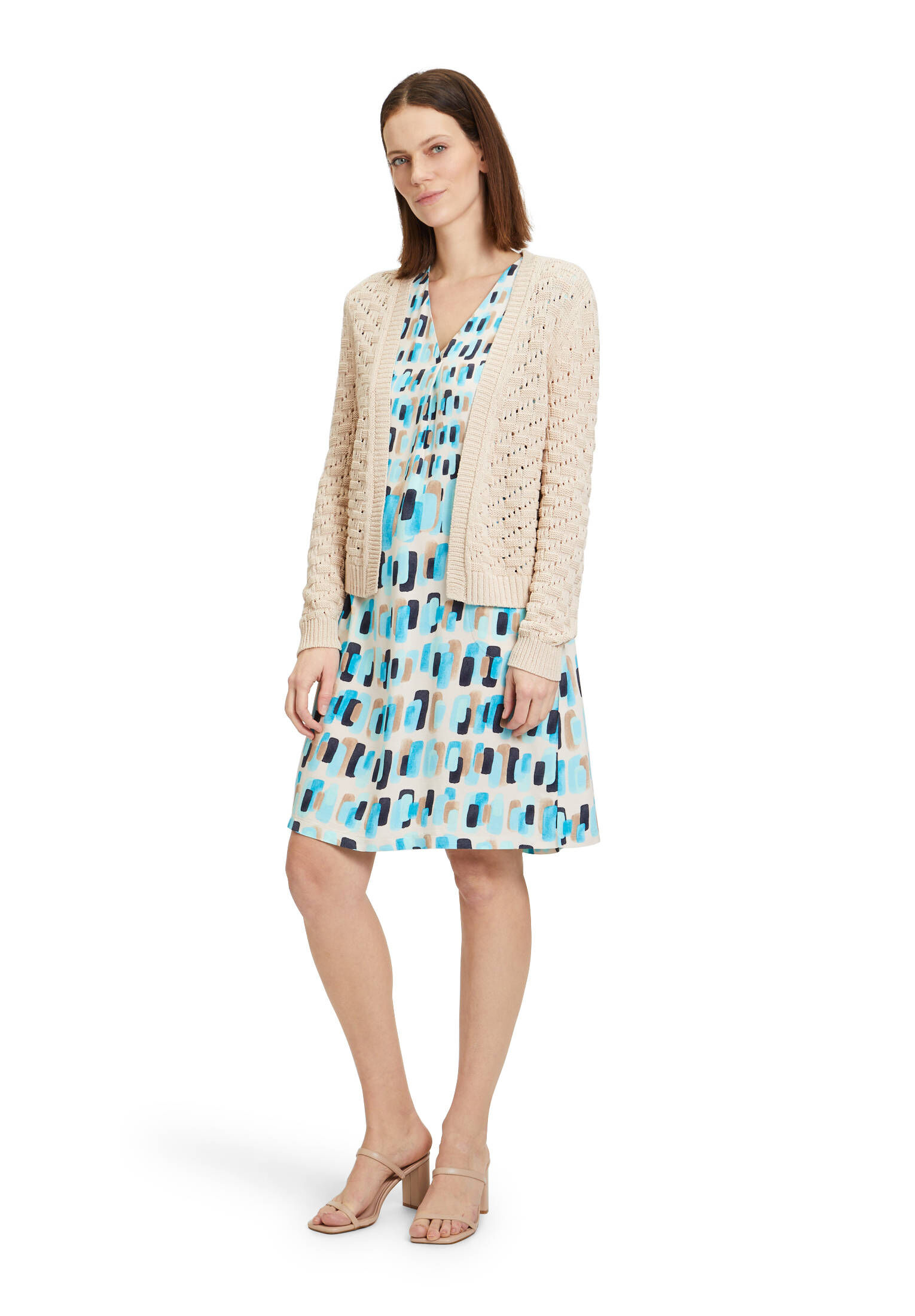 Betty & Co| Damen Strick-Cardigan ohne Verschluss