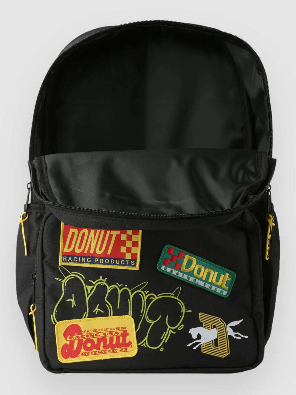 Donut Black Patch Backpack black