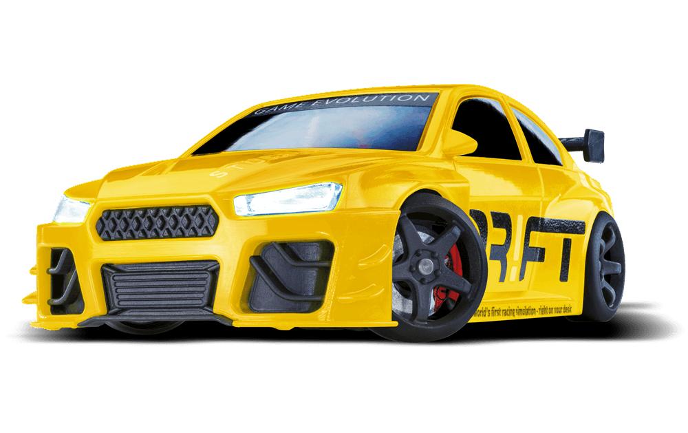 DR!FT Racer Beast Gymkhana Edition Gelb, 1:43<br>Appgesteuertes Drift Auto im Massstab 1:43