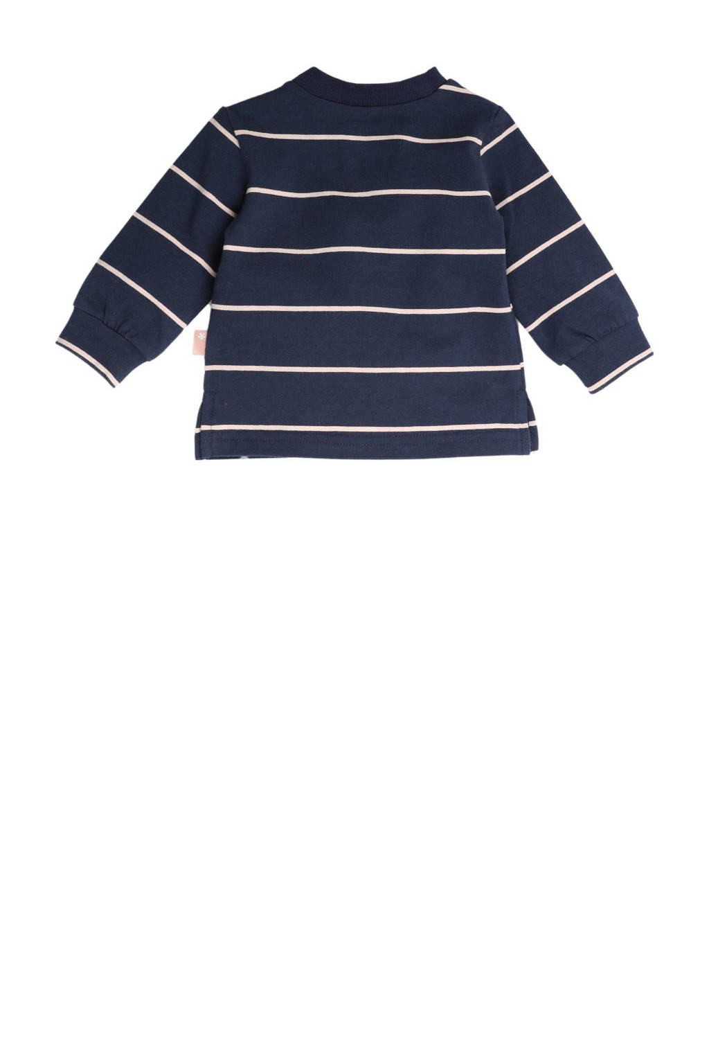 BESS baby gestreepte longsleeve blauw/wit