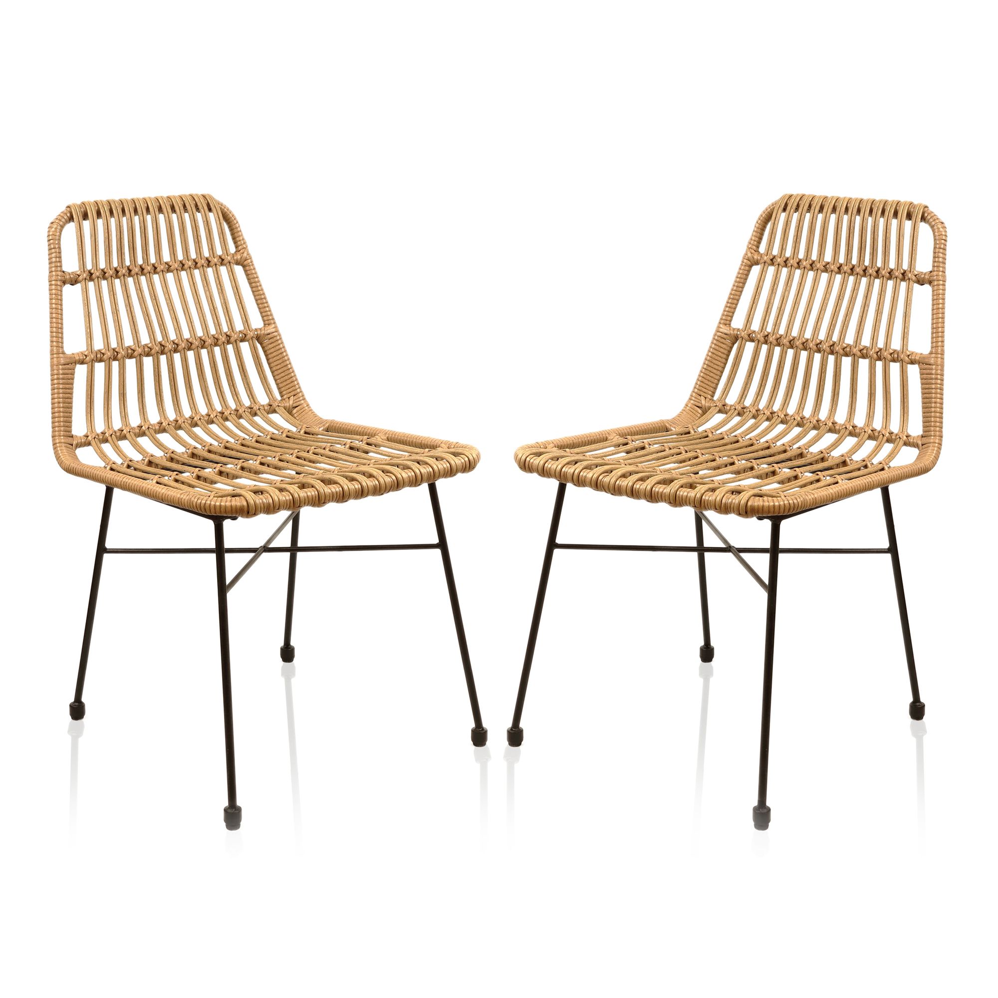 Lycce Gartenstuhl LEON Loungemöbel Balkon Terrasse aus Polyrattan