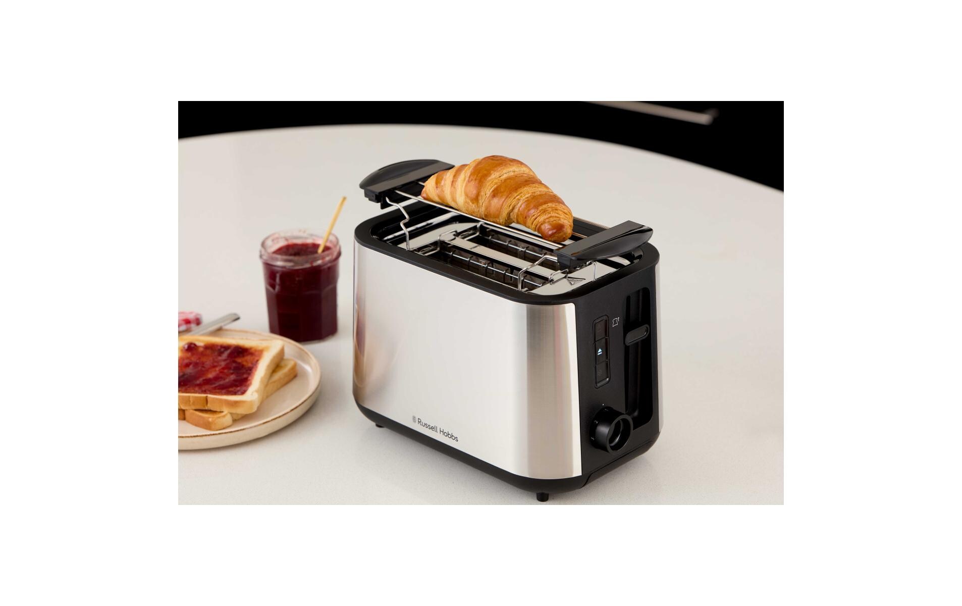 Toaster Heaton EdelstahlEdelstahl-Toaster mit 2 Toastschlitzen