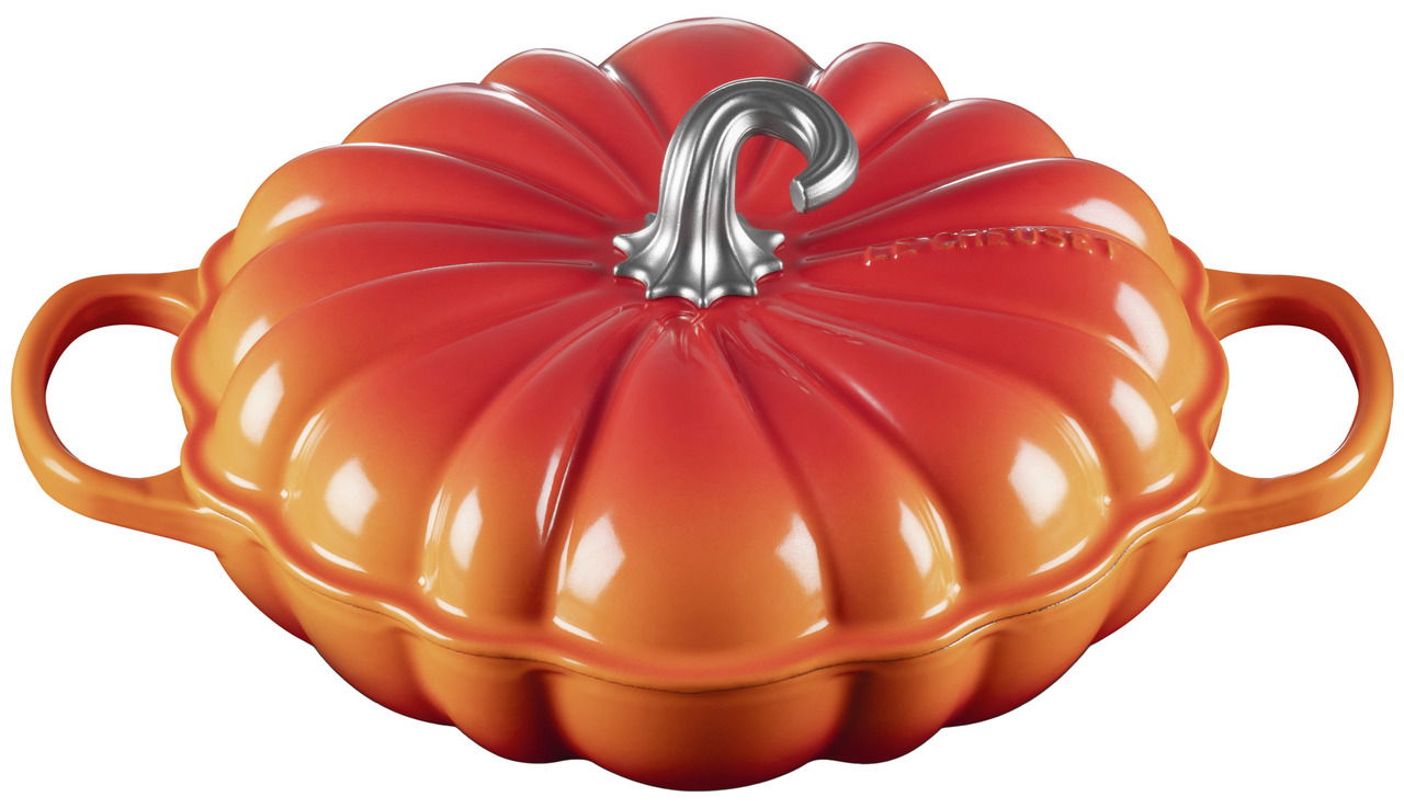 LE CREUSET Gourmet-Profitopf Kürbis 28cm Ofenrot HALLOWEEN