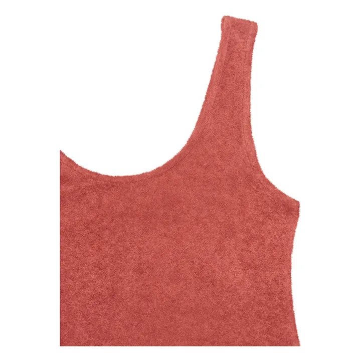 SMALLABLE BASICS Robe Courte éponge | Terracotta