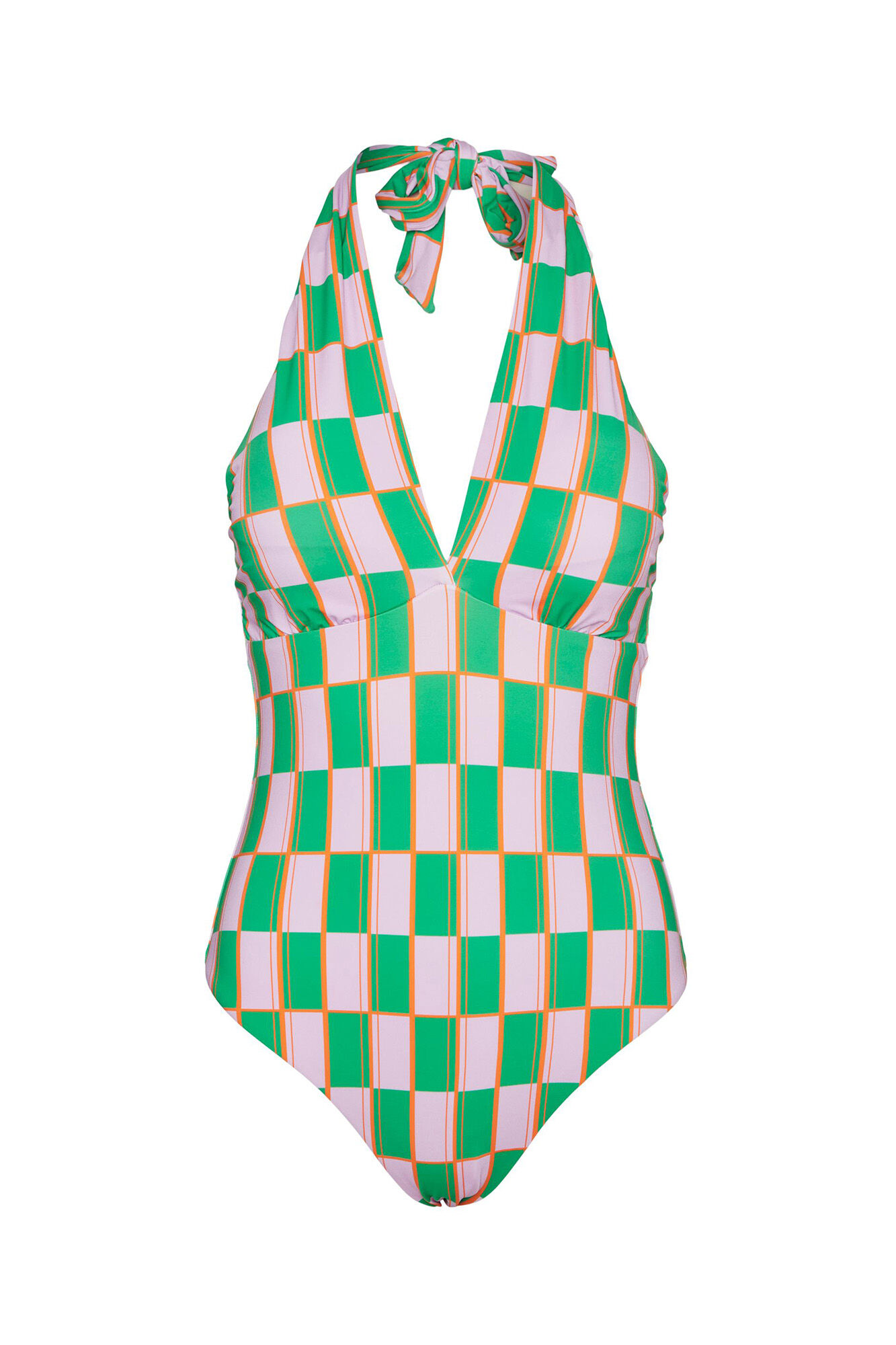 Traje de banho escote pico - Verde