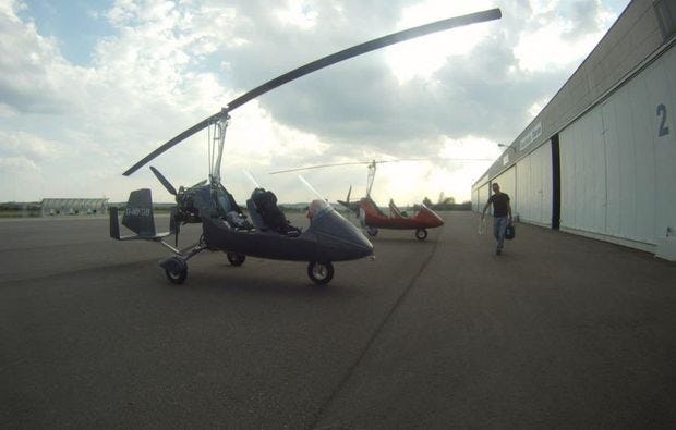 Tragschrauber-Rundflug ab Battweiler als Geschenkidee