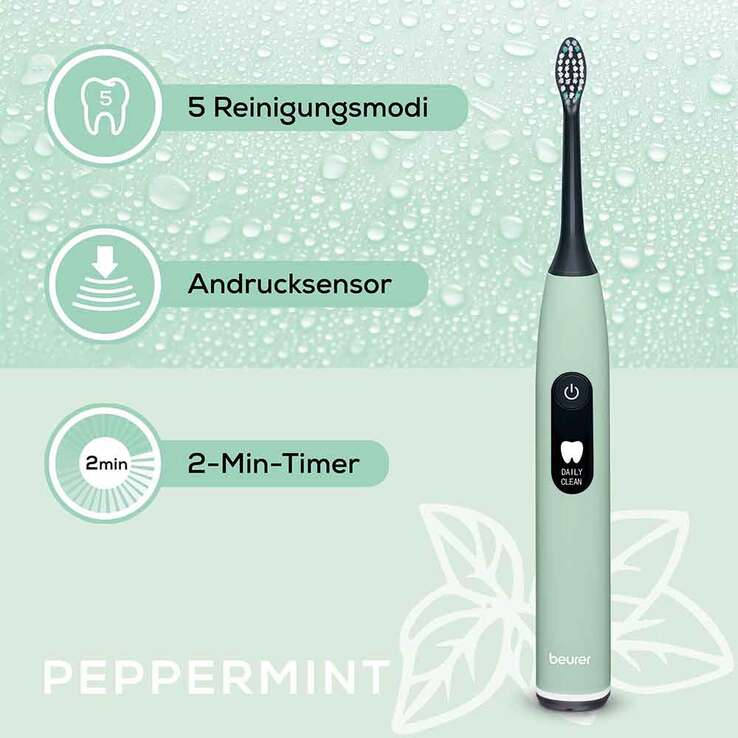 Beurer SC50 elek.Schallzahnbürste peppermint, 1 St