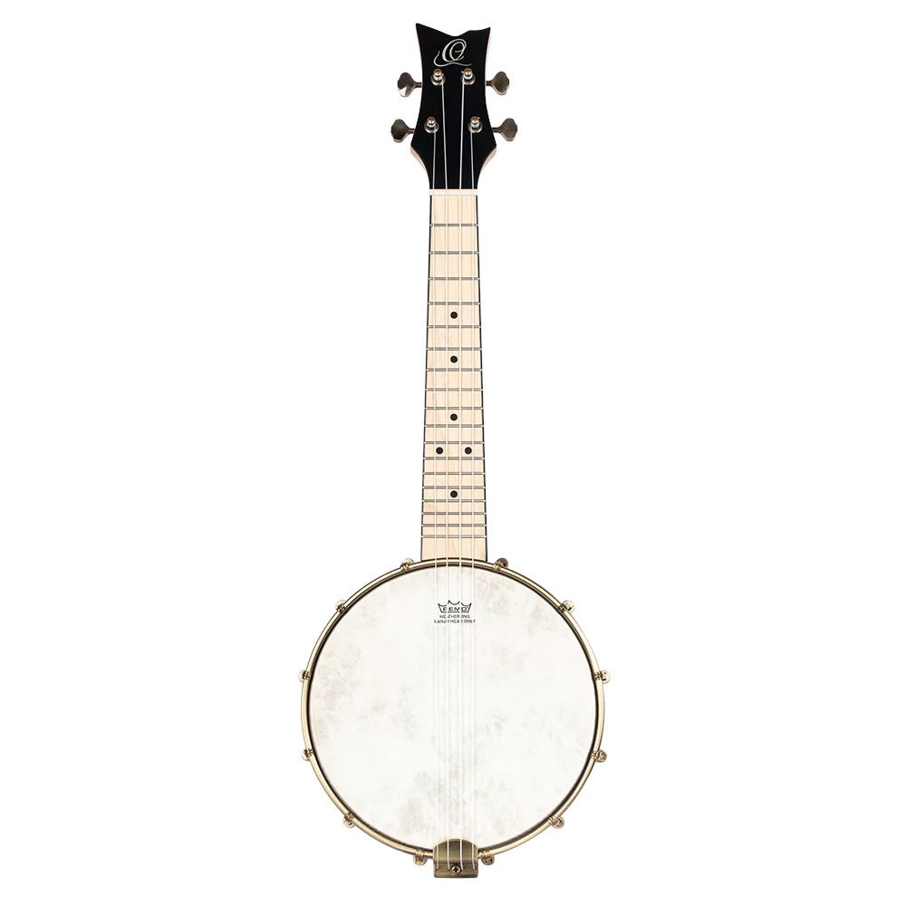 Ortega OUBJE90-MA-L Left-handed Banjolele Natural elektrisch-akoestische linkshandige banjolele