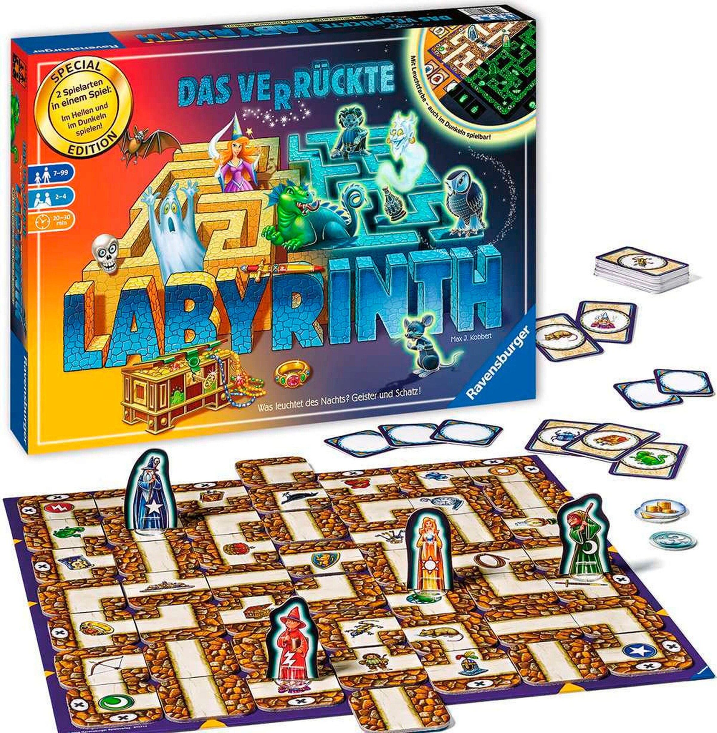 Ravensburger Das verrückte Labyrinth - Glow in the Dark