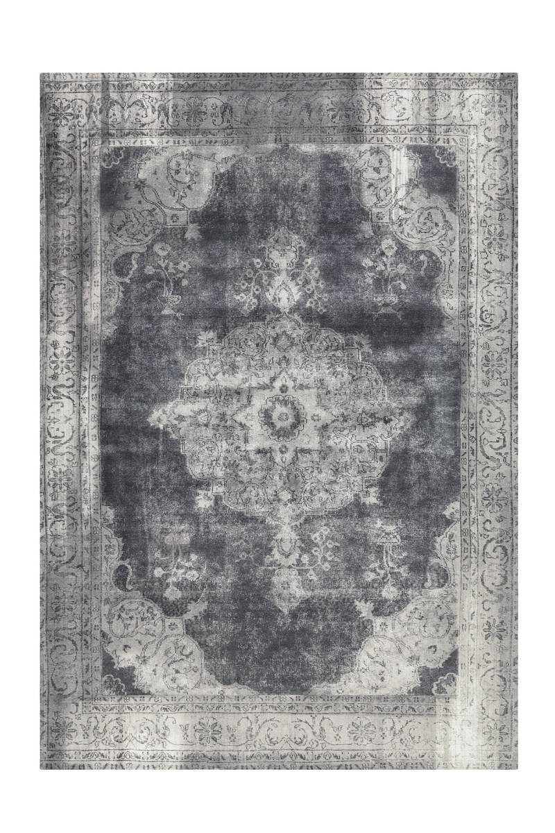 Teppich - grau - Vintage-Look - 140x200 cm