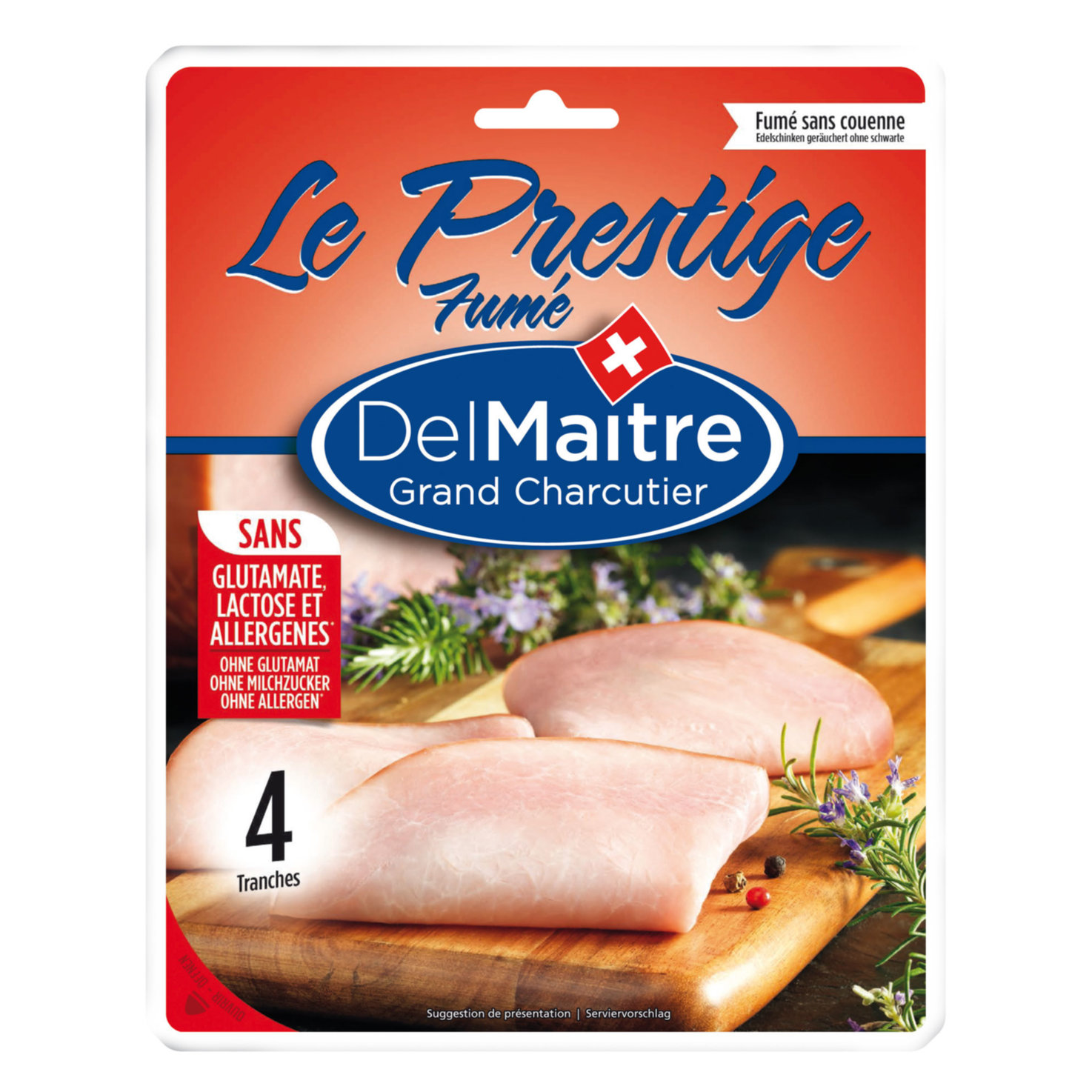 Del Maître Schinken geräuchert ca. 140g