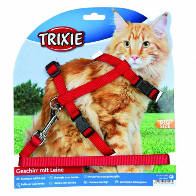Harnais en nylon pour grands chats Trixie