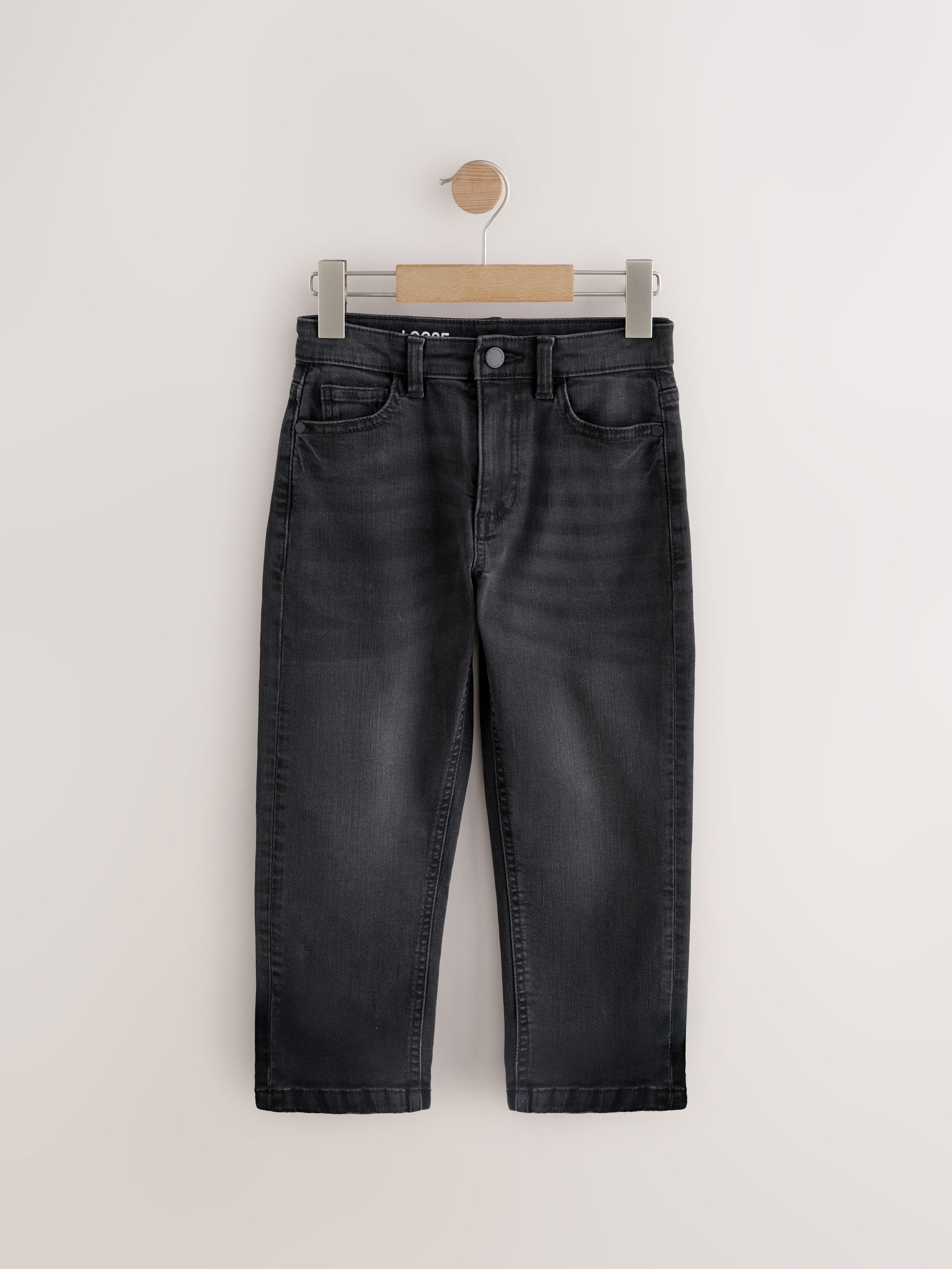 Zwarte wassing - Stretchjeans (3-17jr)
