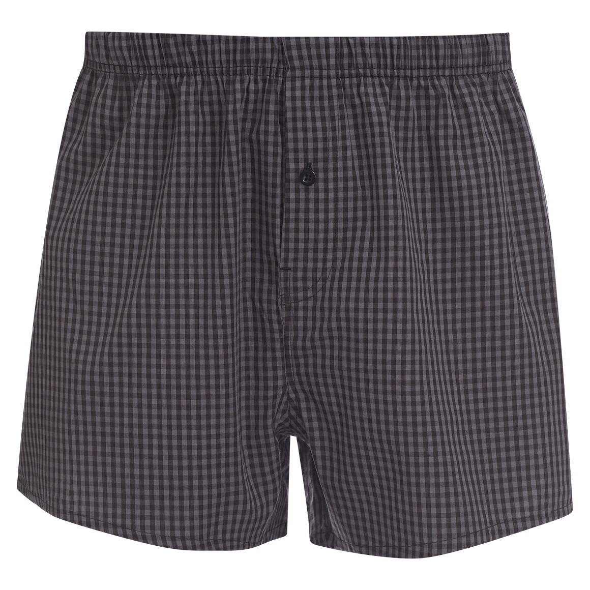 VanVaan Herren Boxershorts kariert schwarz / dunkelgrau