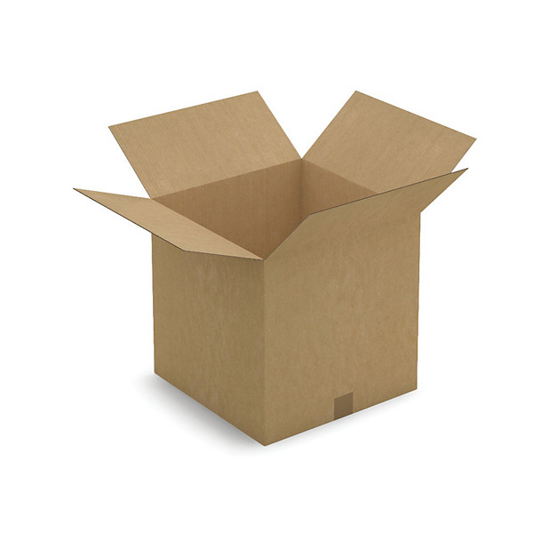 Caisse carton double cannelure 40x40x40 cm, lot de 10