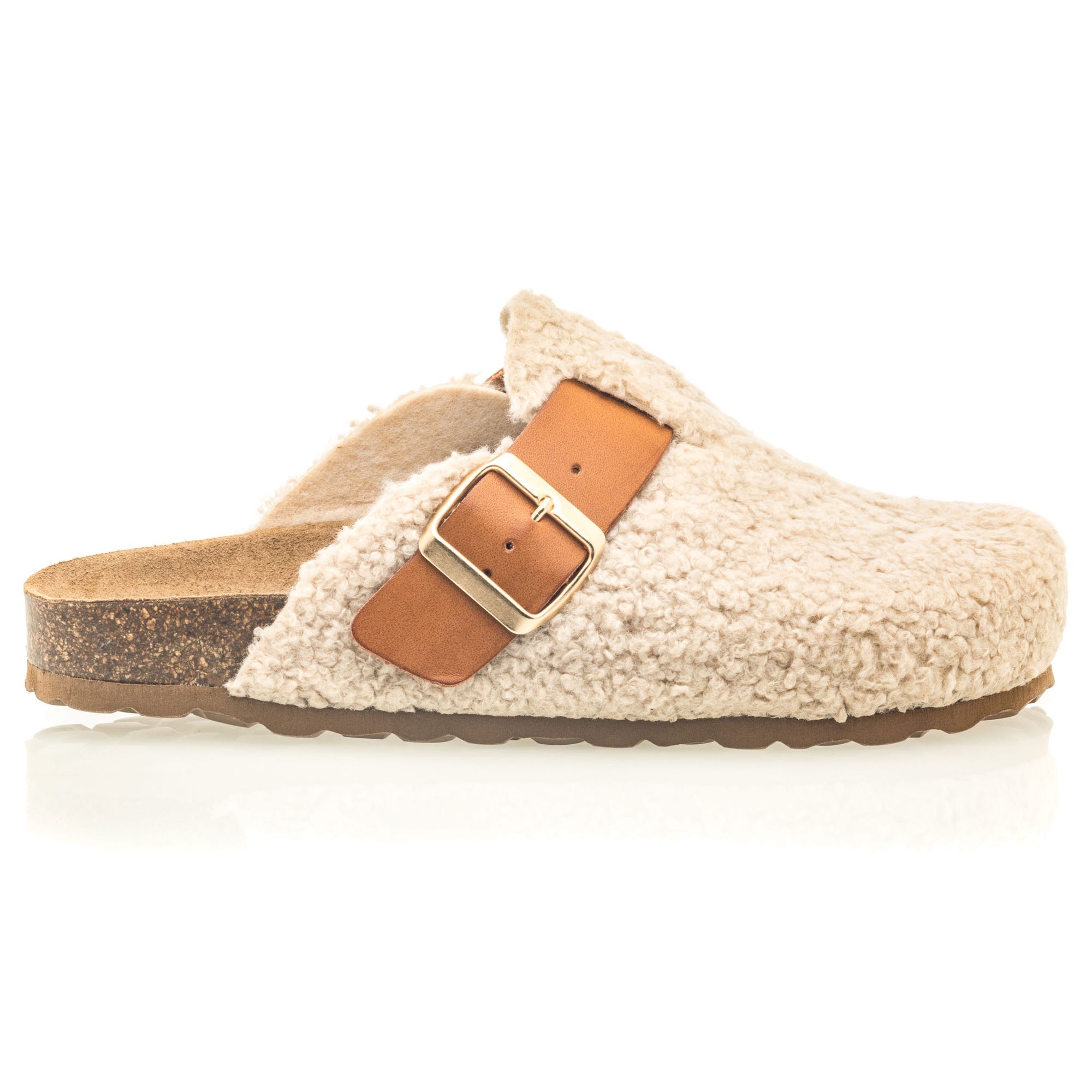 Mules Femme beige