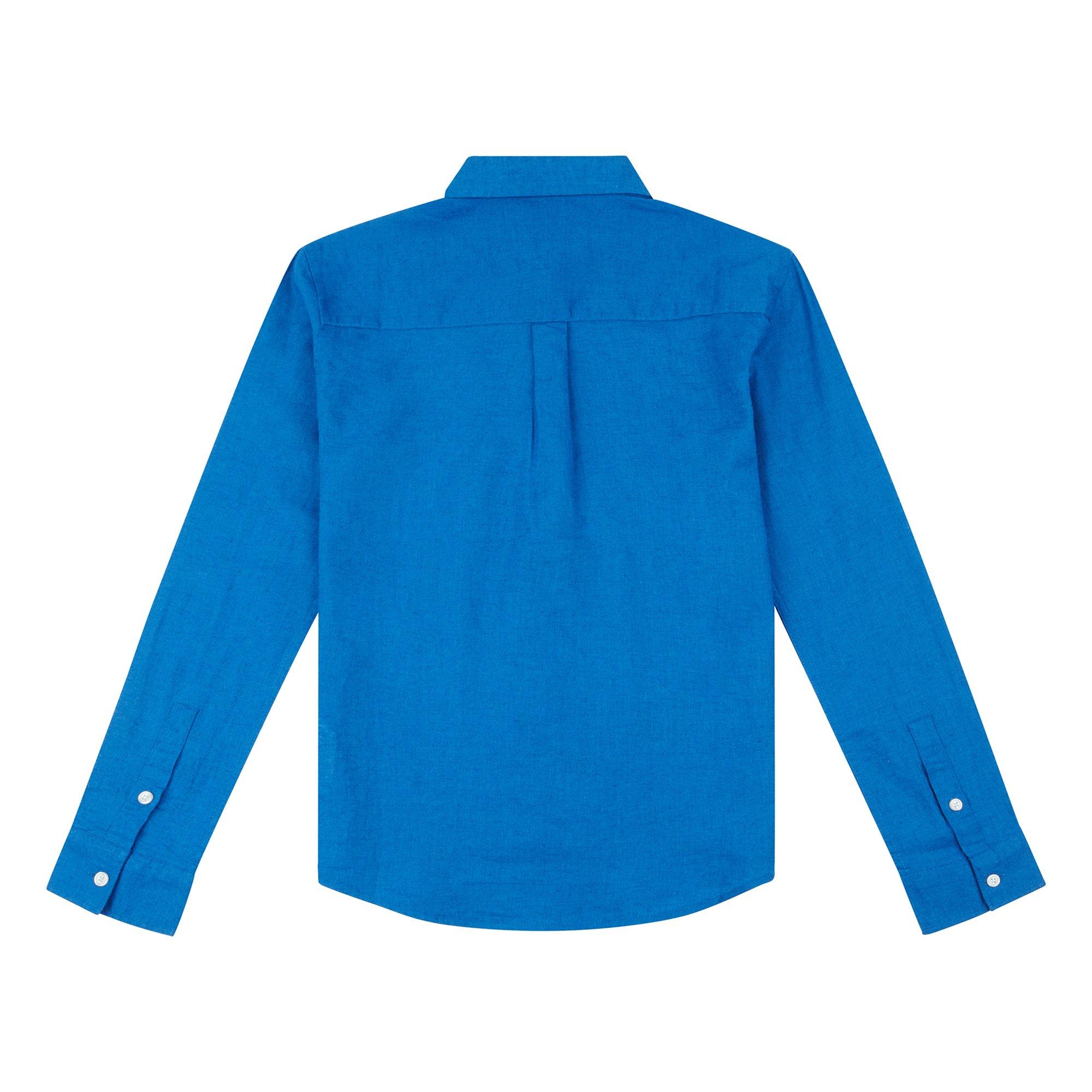 Lyle and Scott Linen Long Sleeve Shirt Juniors