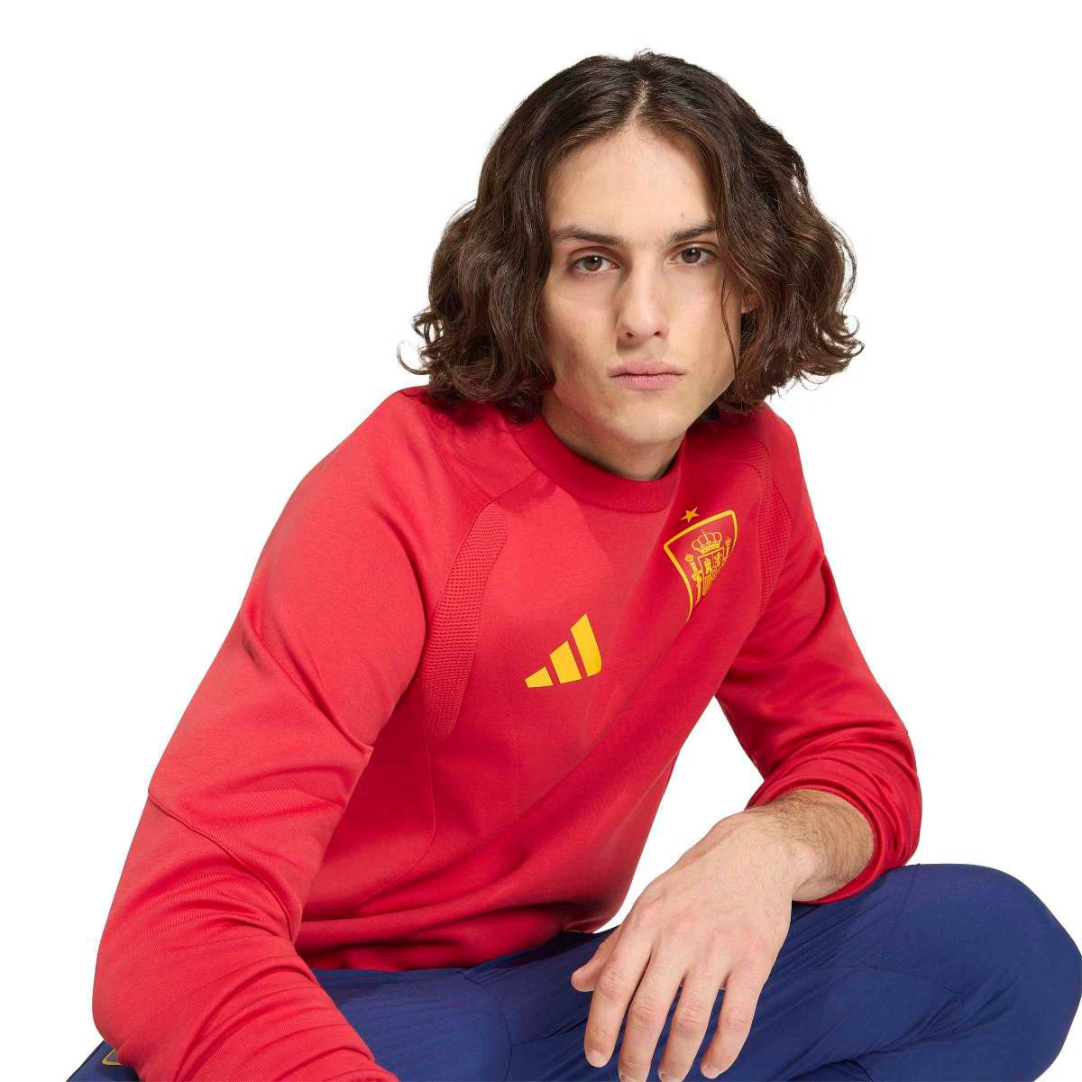 Sweatshirt adidas Espanha Fanswear Mundial 2026