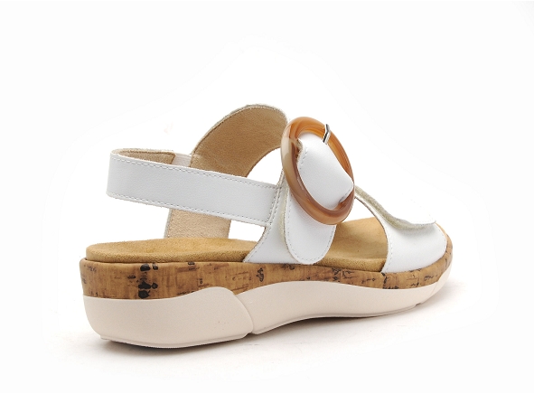 Remonte nu pieds plats femme r6853 blanc