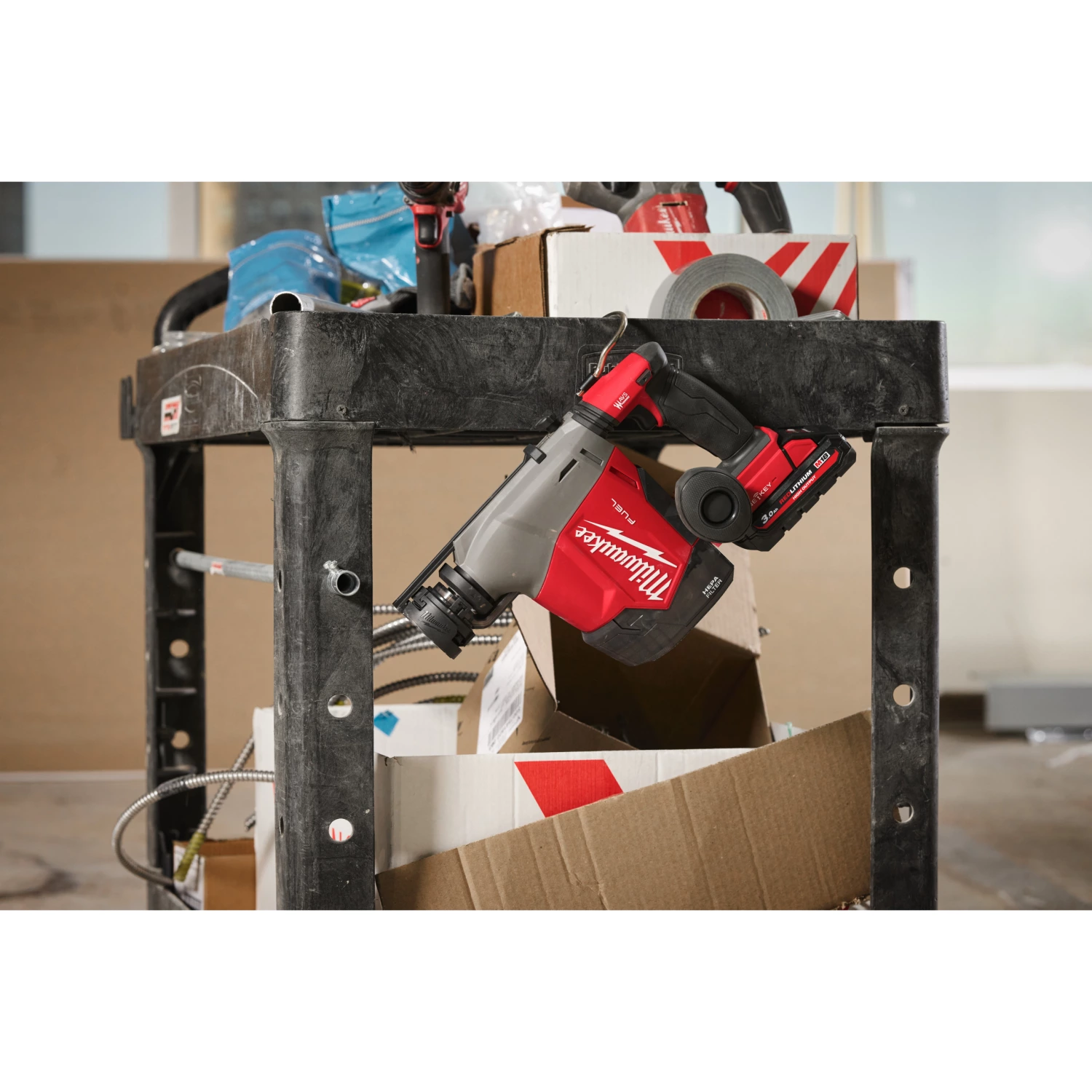 Milwaukee M18 FHAFOH16-0 18V Li-ion accu SDS-Plus combihamer met geïntegreerde stofafzuiging body - 2.3J