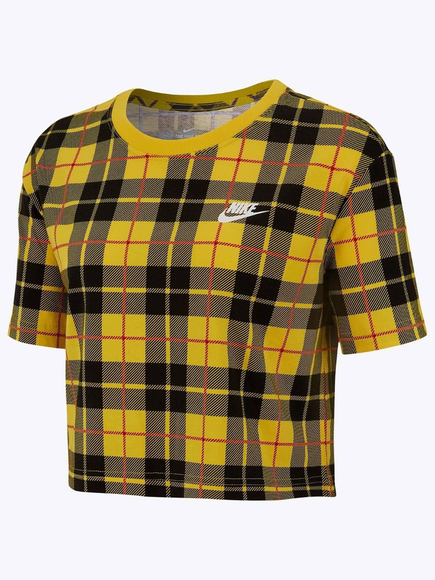 Sportswear Tee Futura Plaid Crop
