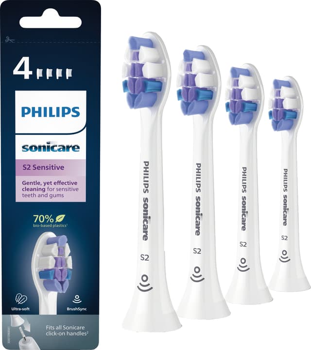 Philips Sonicare Sensitive børstehoved HX6054/10 (hvid)
