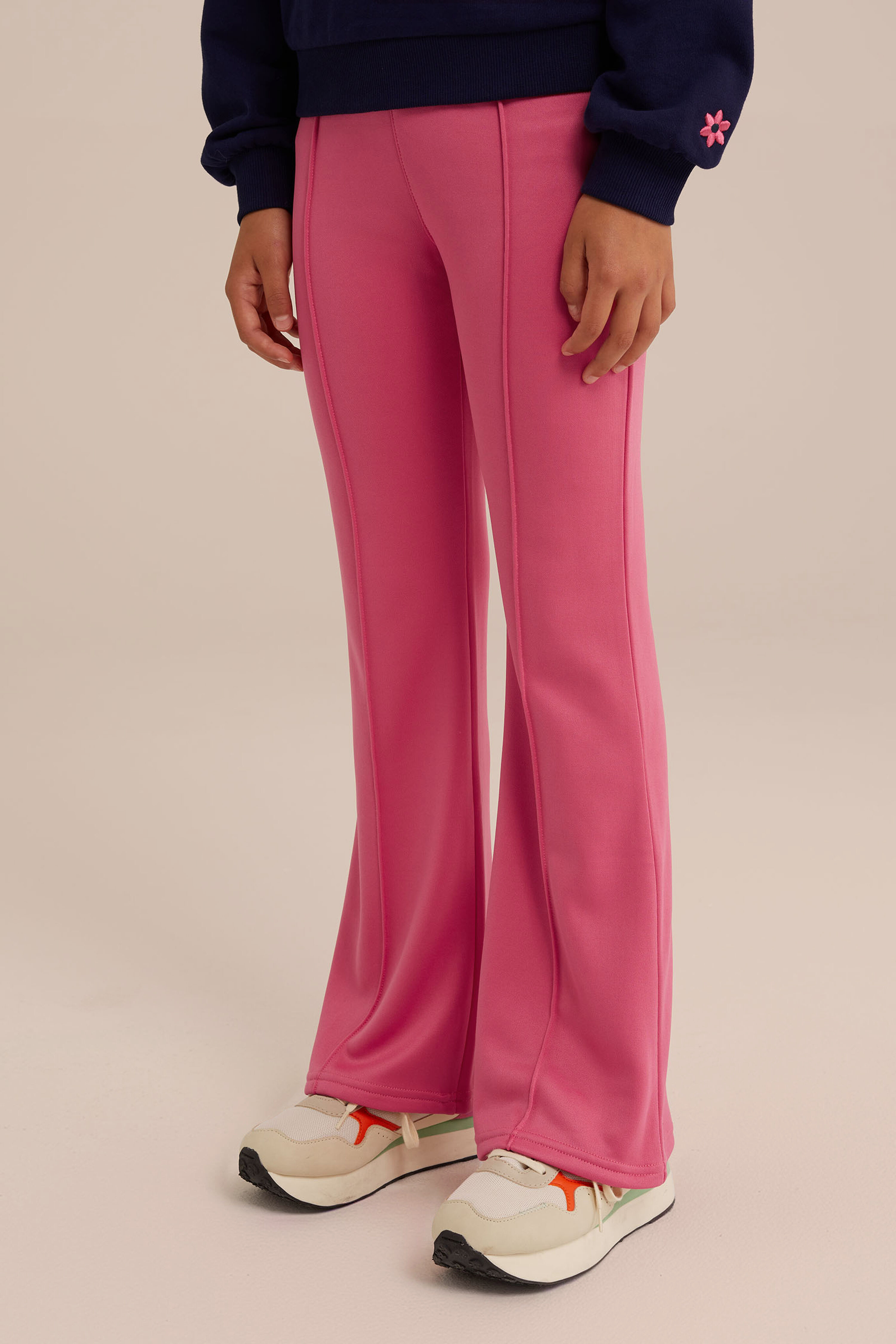 Meisjes flared legging WE Fashion Roze