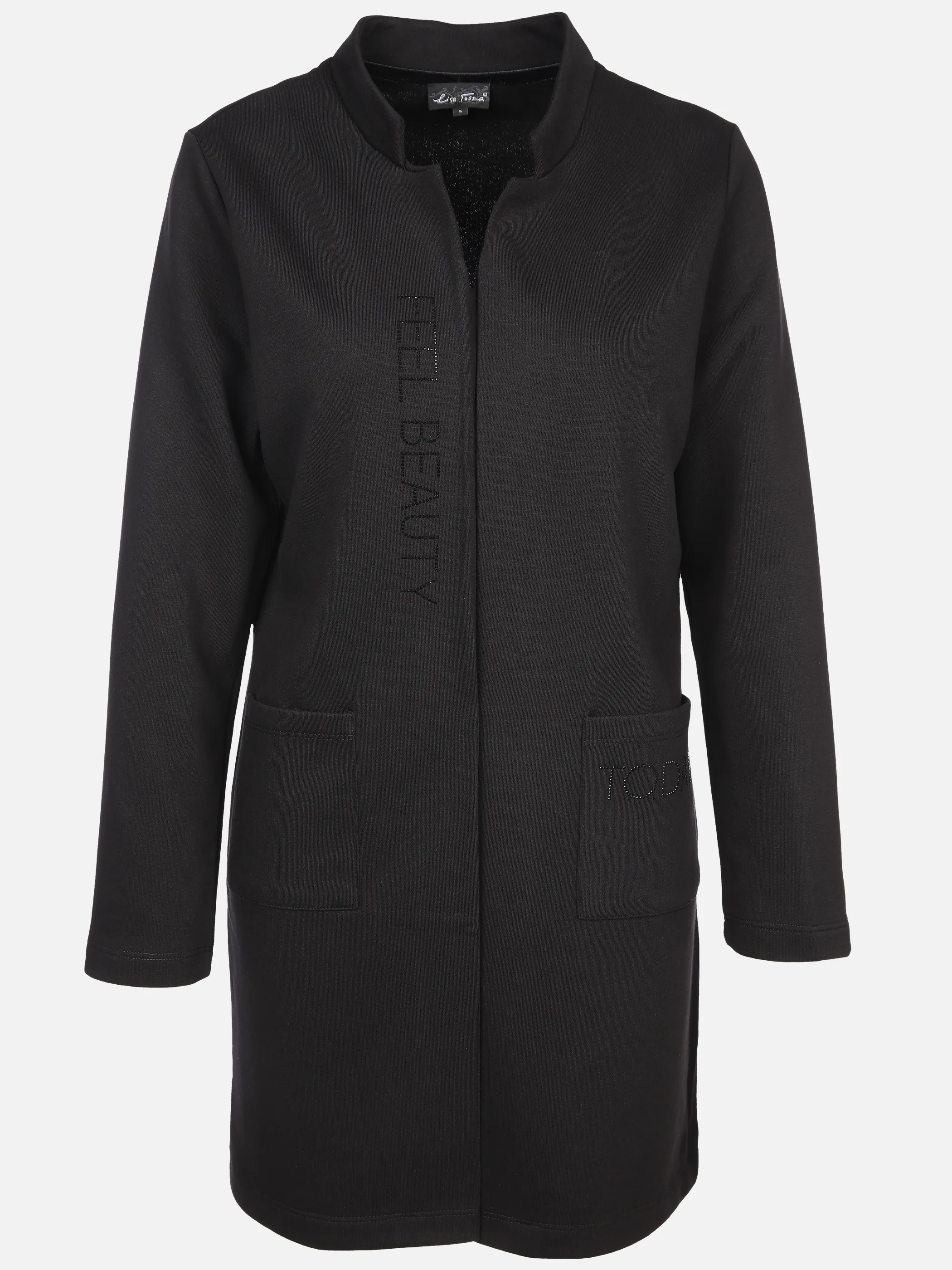 Damen Sweatcardigan in langer Form