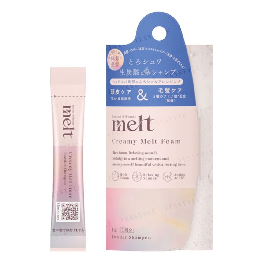 Kao - Melt Creamy Melt Foam Powder Shampoo