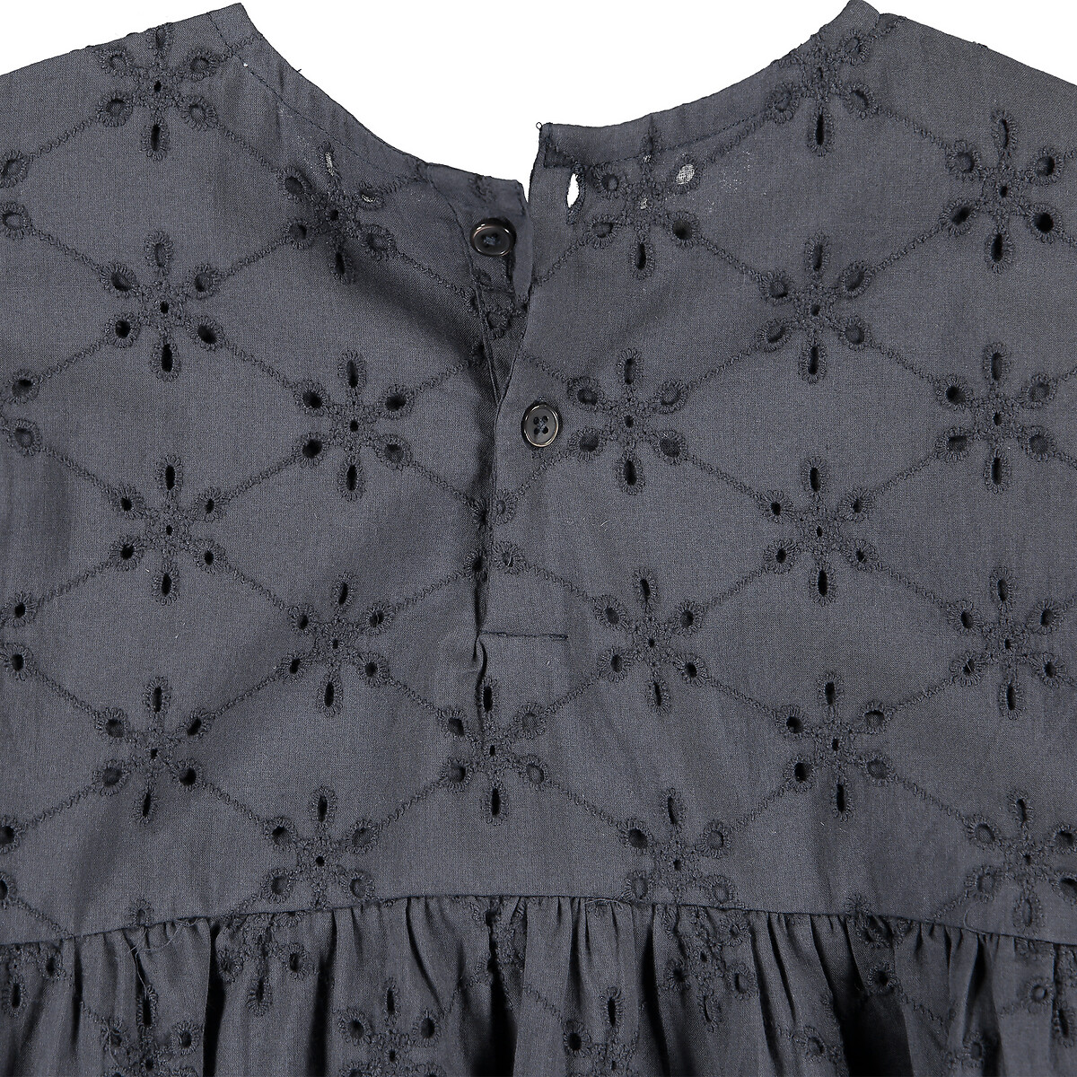 COLEÇÕES LA REDOUTE<br>Vestido em renda inglesa