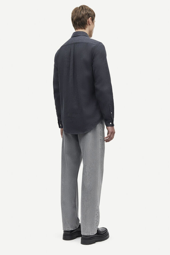 Samsøe Samsøe Liam NF shirt 7383 Black mel.