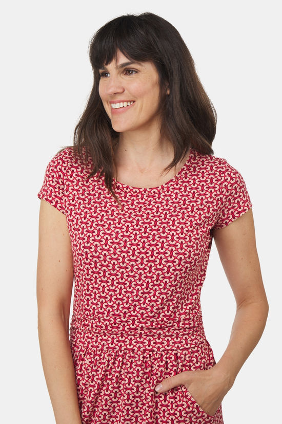 Tranquillo Tranquillo Waisted Jersey Dress Jurk Dames