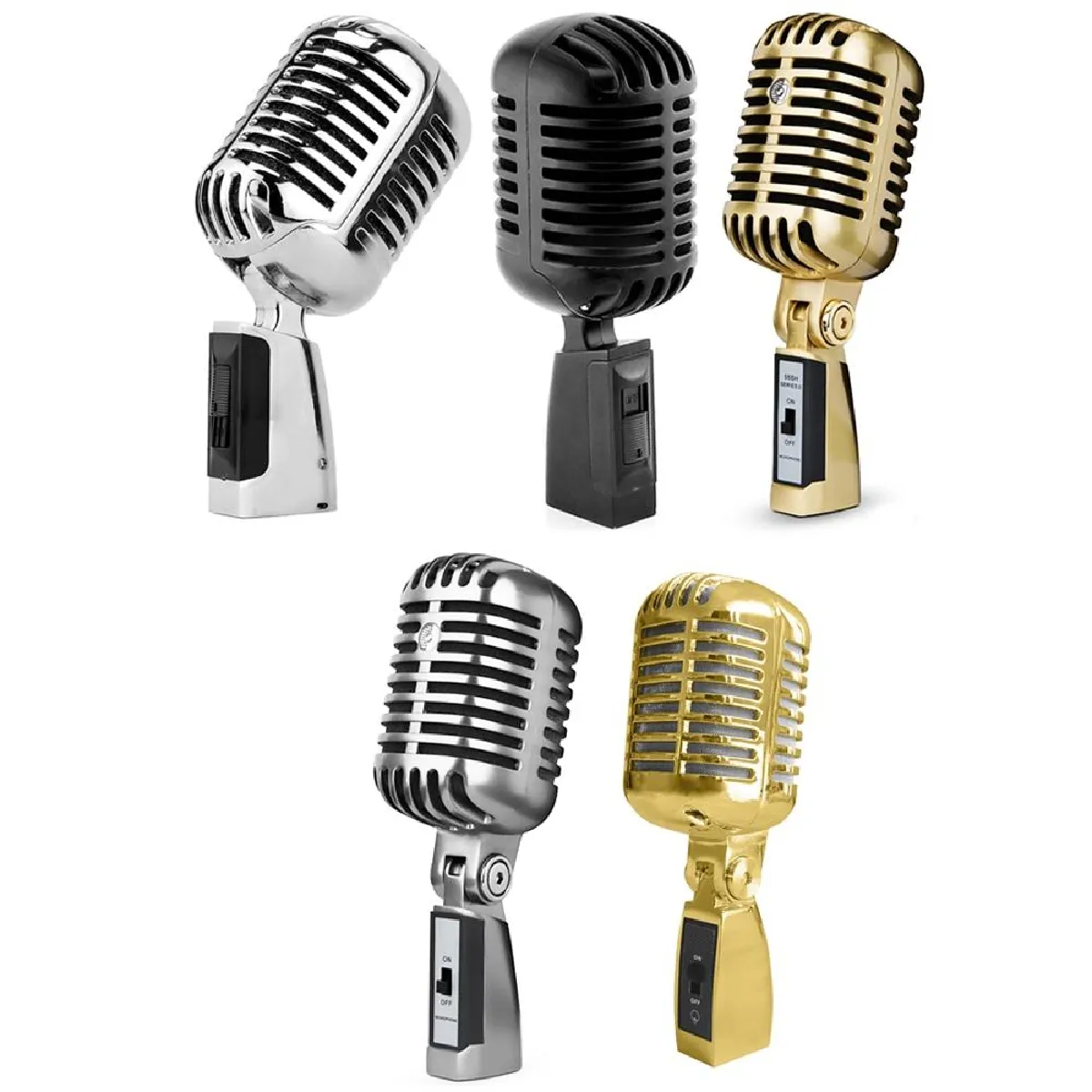 Yonis Microphone Vintage Haute Sensibilité